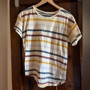 Women’s Sz. M Madewell Striped Short Sleeve Top